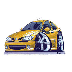 Megane Coupe - Yellow T-shirt