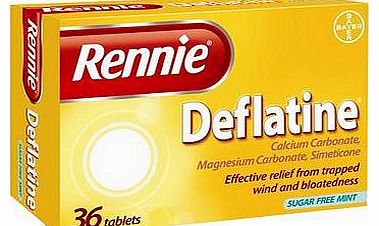 Rennie Deflatine (36 Tablets) 10007156