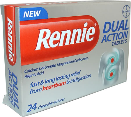 Rennie Dual Action x24 tablets