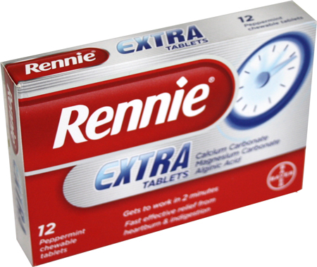 rennie Extra Tablets 12