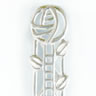 Rennie Mackintosh Glasgow Rose and Leaves Brooch