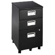 Reno Tall Filing Cabinet, Black