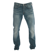 Replay Billstrong Mid Denim Classic Fit Jeans -