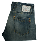 Replay Billstrong Mid Denim Straight Leg Jeans -