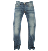 Replay Billstrong Mid Denim Straight Leg Jeans
