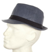 Replay Blue Trilby Hat