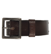 Replay Brown Leather Buckle Belt