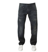 Replay Dark Denim Straight Leg Jeans