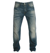 Replay Jennon Mid Blue Slim Fit Jeans - 32`