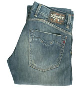 Mid Denim Comfort Fit Jeans - 32` Leg