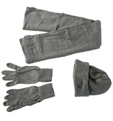 Replay Mid Grey Hat, Gloves and Scarf Set