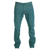 Mijag Blue Slim Fit Jeans - 32` Leg