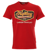 Replay Red T-Shirt with Large Logo