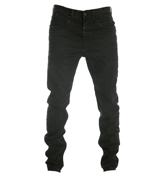 Skenner Black Skinny Fit Jeans - 32`