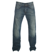 Replay Syrret Dark Denim Relaxed Fit Jeans -