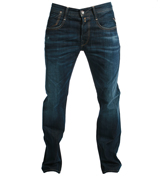 Replay Waylon Dark Denim Boot Cut Jeans -