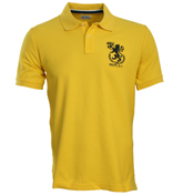 Replay Yellow Pique Polo Shirt