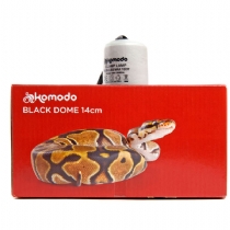 Reptile Komodo Black Dome 14cm With Clamp
