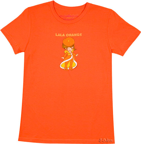Ladies La La Orange Rainbow Brite T-Shirt from Republic Couture