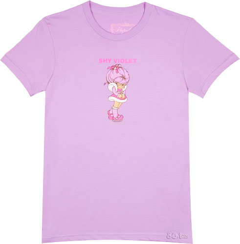 Ladies Shy Violet Rainbow Brite T-Shirt from Republic Couture