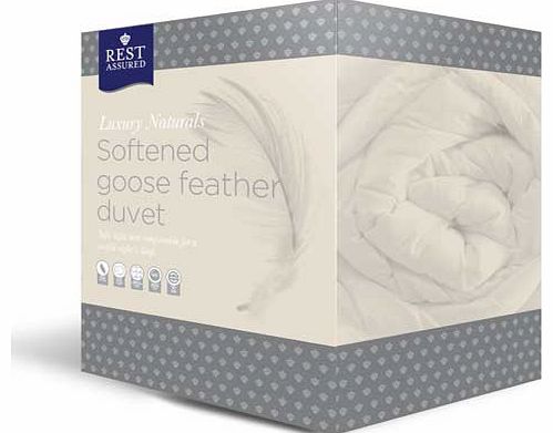 Rest Assured Goose Feather 10.5 Tog Duvet - Double