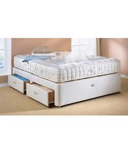 REST ASSURED Pocket Sprung Double 4 Drawer Divan
