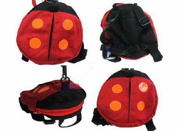 RESTLY (TM)Baby Toddler Safety Harness Reins Backpack LADYBIRD