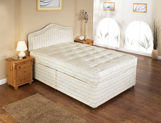 Restus Beds Ltd Gemini Backcare Support 4ft 6 Double Divan Bed