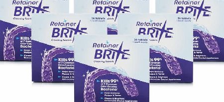 Retainer Brite 6 Pack