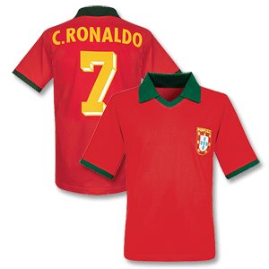 1970` Portugal Home Retro Shirt + C.Ronaldo No.7