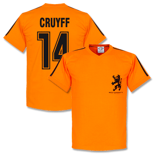 1970s Holland Home WC 74 Cruyff Retro Shirt +