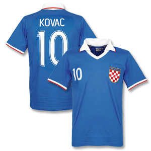 1990` Croatia Away Shirt + No.10 Kovac (06-07 Style NandN)