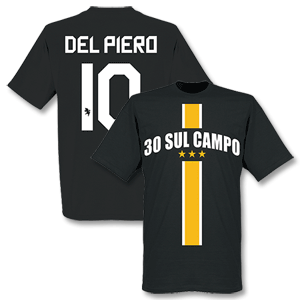 Retake 30 Sul Campo Del Piero T-shirt - Black