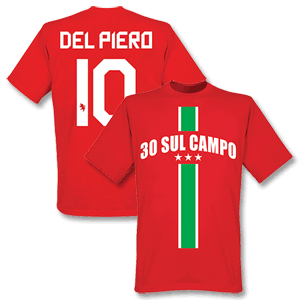 30 Sul Campo Del Piero T-shirt - Red