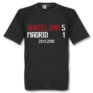Barcelona 5 : Madrid 1 Scoreboard T-shirt