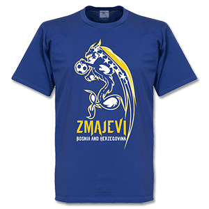 Retake Bosnia Herzegovina Zmajevi T-shirt - Royal