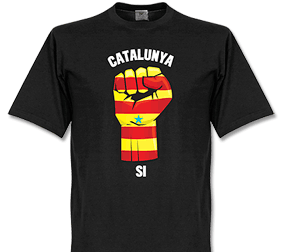 Catalunya Fist T-Shirt - Black