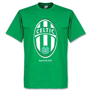 Retake Celtic Turin 05.03.2013 Crest T-shirt - Green