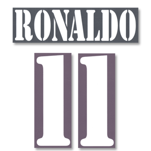 Retake CKP 02-03 Real Madrid Away Ronaldo 11 Flex Name and