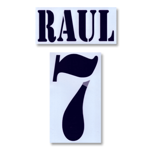Retake CKP 02-03 Real Madrid Home Raul 7 Flex Name and Number