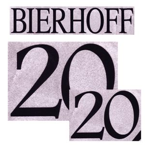 1996 Germany Home Bierhoff 20 Flock Name and