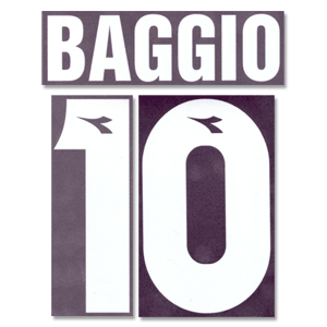 Retake CKP 1997 Bologna Home Baggio 10 Flock Name and Number
