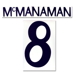 Retake CKP 1998 Real Madrid Home McManaman 8 Flex Name and