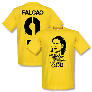 Colombia Falcao Kids Football T-shirt - Yellow