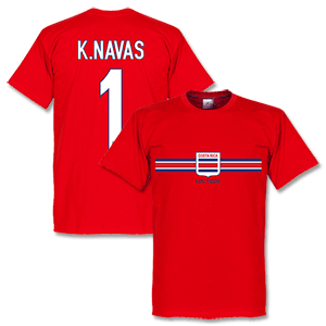 Retake Cost Rica Keylor Navas Team T-Shirt - Red