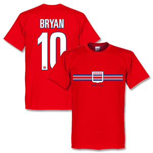 Costa Rica Bryan Team T-Shirt - Red
