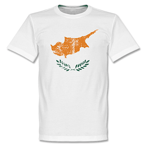 Retake Cyprus Flag T-Shirt - White