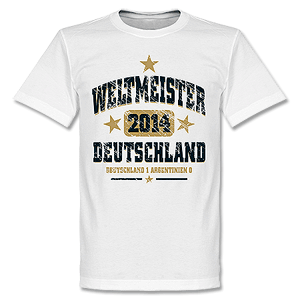 Deutschland Weltmeister T-Shirt - White