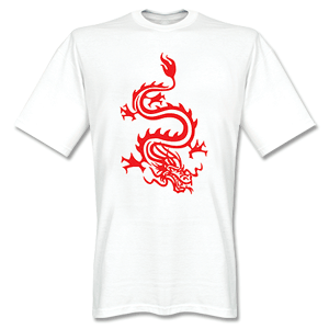 Retake Dragon Logo T-shirt - White