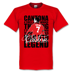 Eric Cantona Legend T-shirt - Red